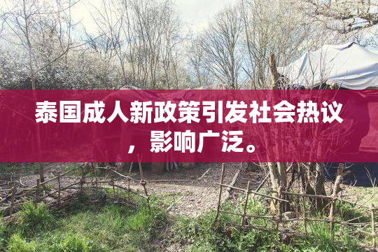 泰国成人新政策引发社会热议，影响广泛。