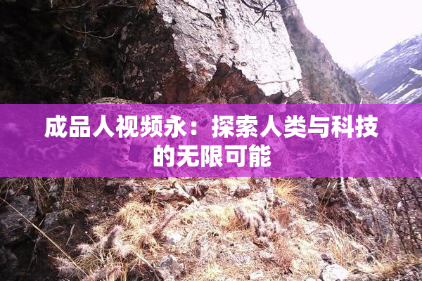 成品人视频永：探索人类与科技的无限可能