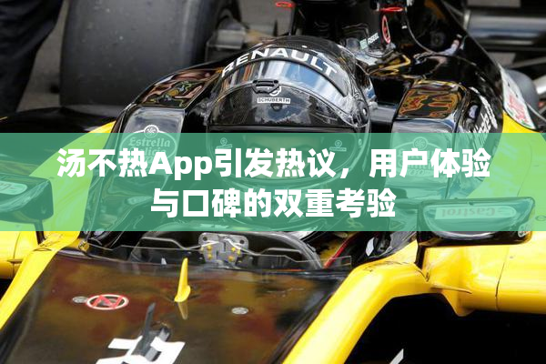 汤不热App引发热议，用户体验与口碑的双重考验