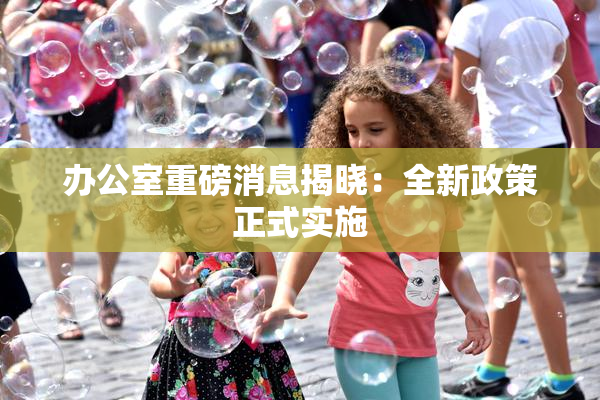 办公室重磅消息揭晓：全新政策正式实施