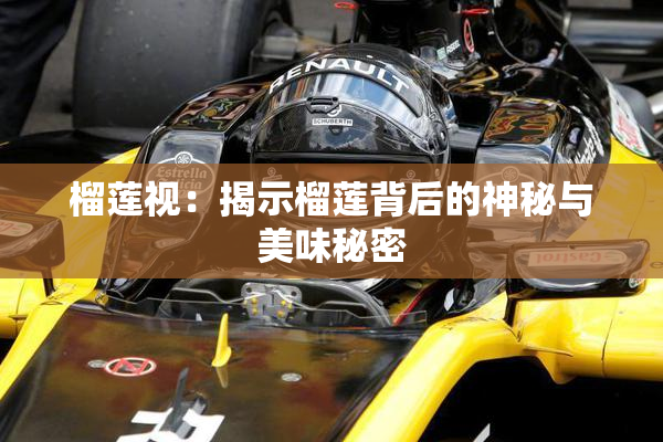榴莲视：揭示榴莲背后的神秘与美味秘密