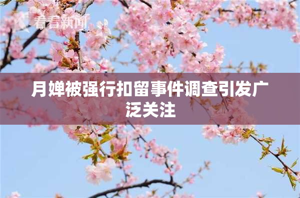 月婵被强行扣留事件调查引发广泛关注