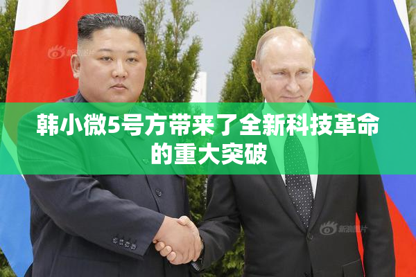 韩小微5号方带来了全新科技革命的重大突破