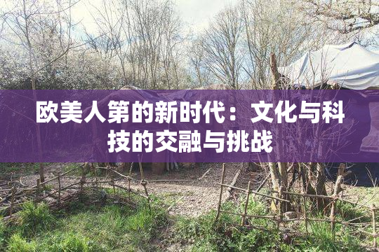 欧美人第的新时代：文化与科技的交融与挑战