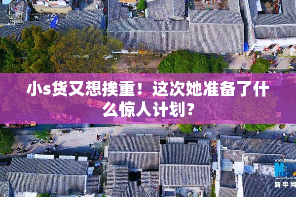 小s货又想挨重！这次她准备了什么惊人计划？