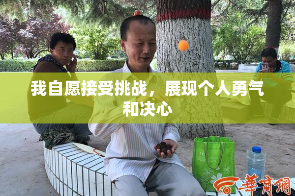 我自愿接受挑战，展现个人勇气和决心