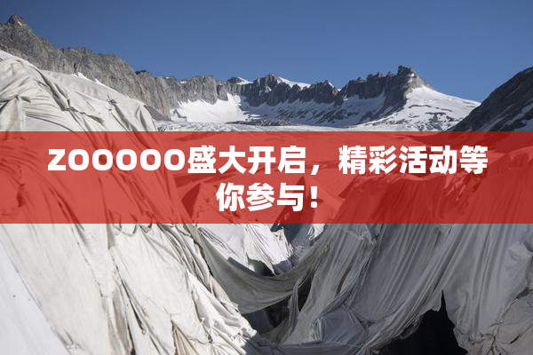 ZOOOOO盛大开启，精彩活动等你参与！