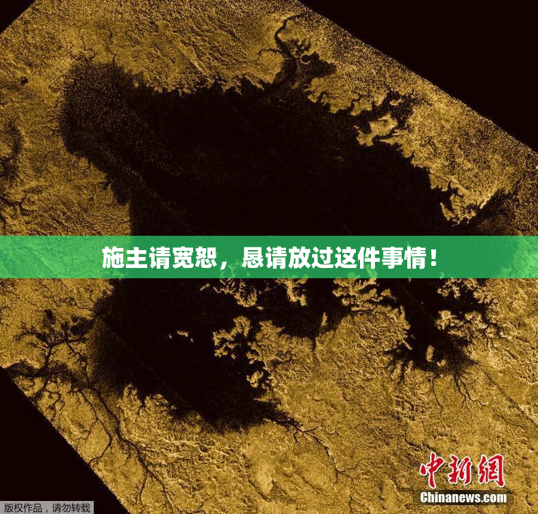 施主请宽恕，恳请放过这件事情！