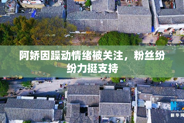 阿娇因躁动情绪被关注，粉丝纷纷力挺支持
