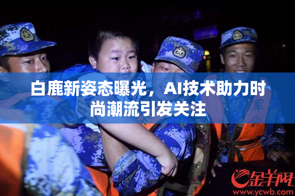 白鹿新姿态曝光，AI技术助力时尚潮流引发关注