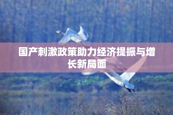 国产刺激政策助力经济提振与增长新局面