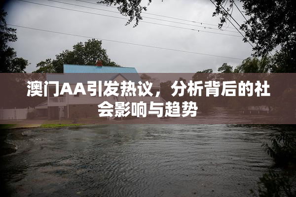 澳门AA引发热议，分析背后的社会影响与趋势