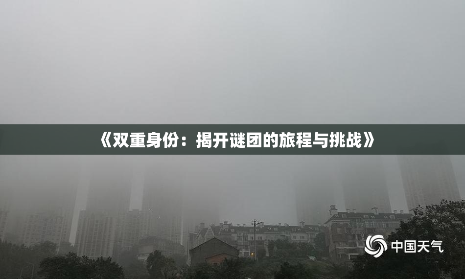 《双重身份：揭开谜团的旅程与挑战》