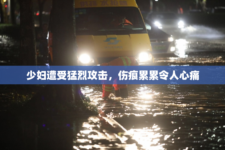 少妇遭受猛烈攻击，伤痕累累令人心痛