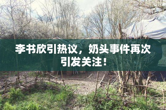 李书欣引热议，奶头事件再次引发关注！