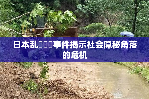日本乱婬妺妺事件揭示社会隐秘角落的危机