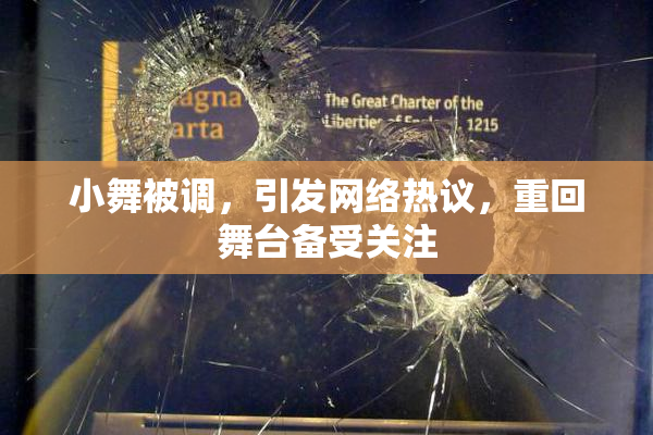 小舞被调，引发网络热议，重回舞台备受关注