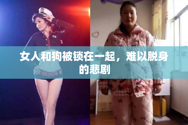 女人和狗被锁在一起，难以脱身的悲剧