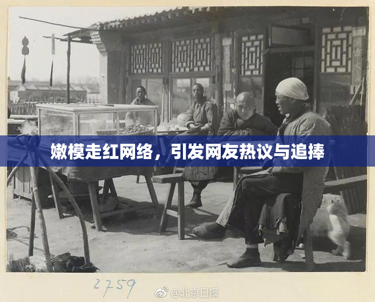 嫩模走红网络，引发网友热议与追捧