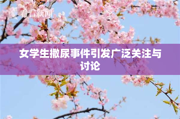 女学生撒尿事件引发广泛关注与讨论