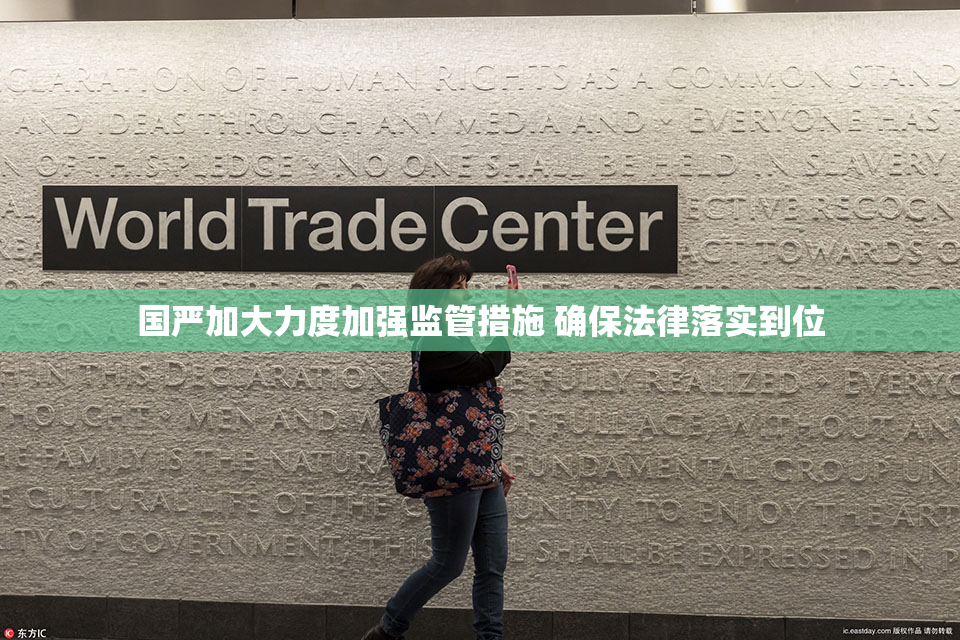 国严加大力度加强监管措施 确保法律落实到位