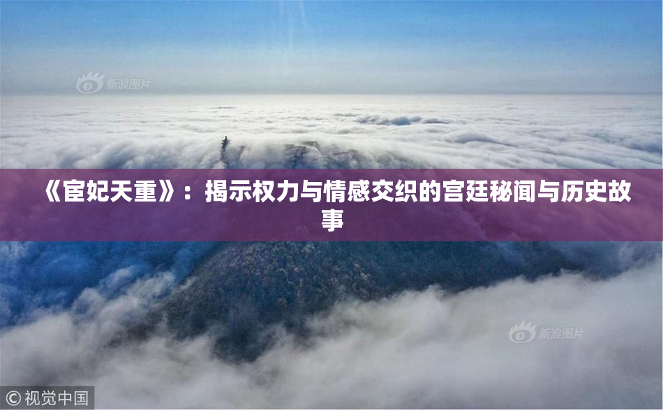 《宦妃天重》：揭示权力与情感交织的宫廷秘闻与历史故事