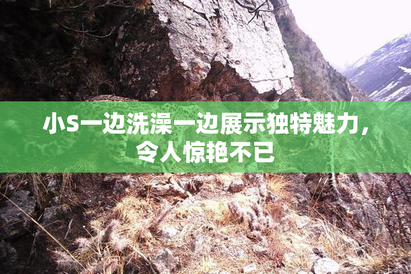 小S一边洗澡一边展示独特魅力，令人惊艳不已