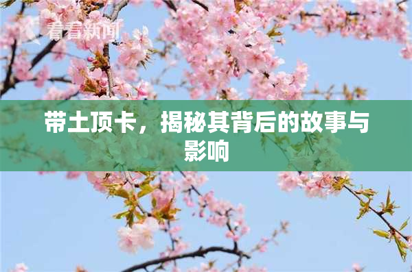 带土顶卡，揭秘其背后的故事与影响