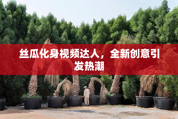 丝瓜化身视频达人，全新创意引发热潮