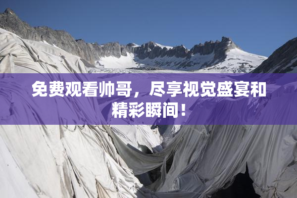 免费观看帅哥，尽享视觉盛宴和精彩瞬间！