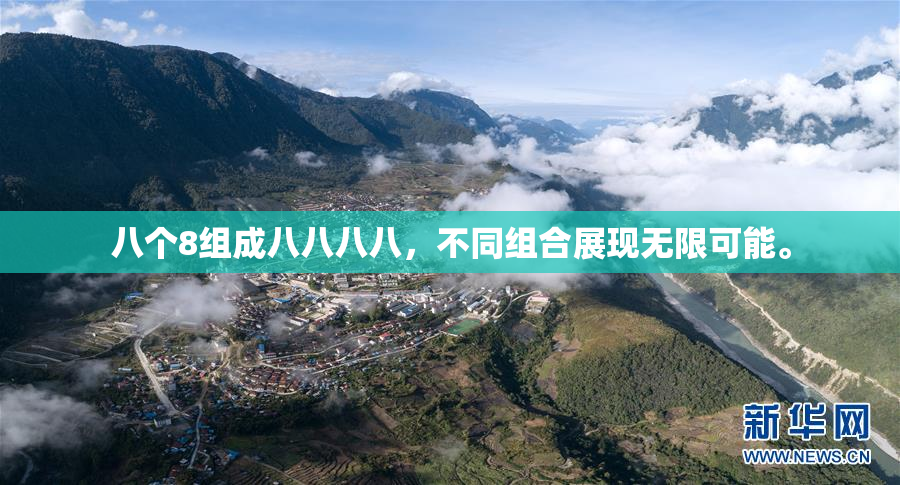 八个8组成八八八八，不同组合展现无限可能。