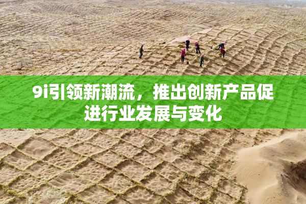 9i引领新潮流，推出创新产品促进行业发展与变化