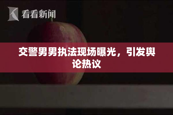 交警男男执法现场曝光，引发舆论热议