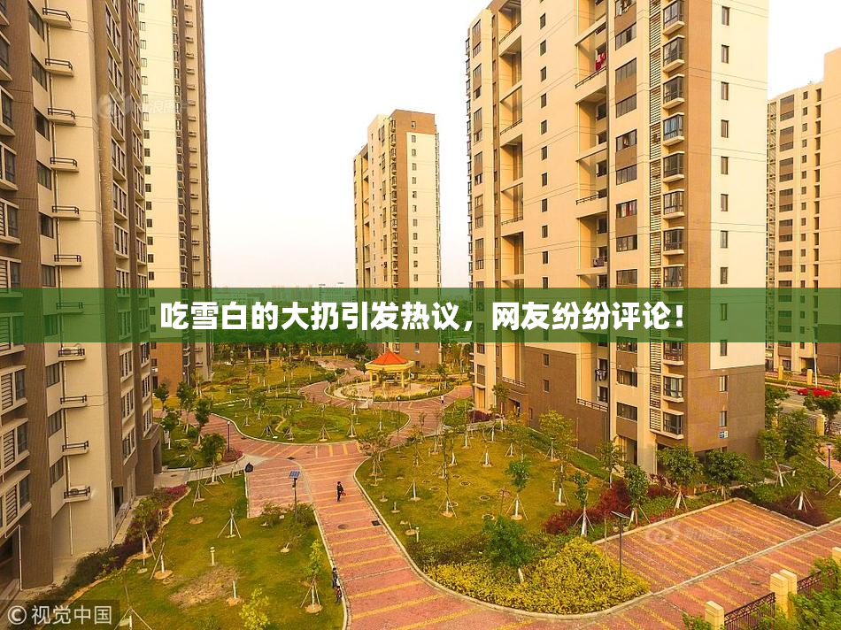 吃雪白的大扔引发热议，网友纷纷评论！