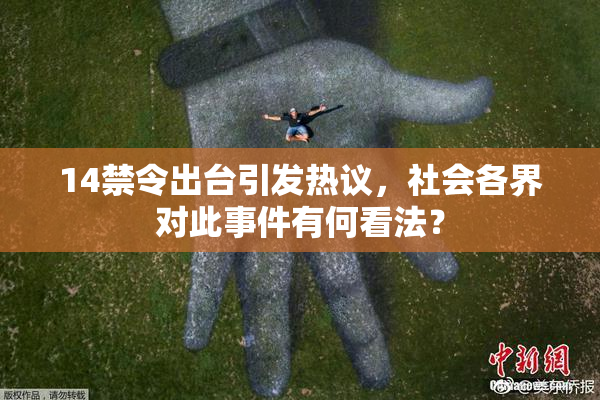 14禁令出台引发热议，社会各界对此事件有何看法？