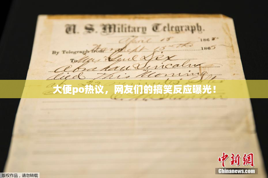 大便po热议，网友们的搞笑反应曝光！