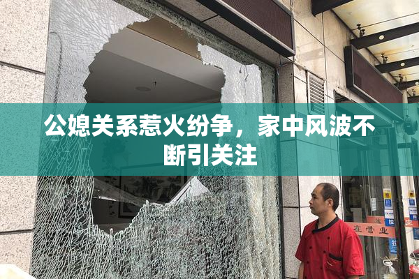 公媳关系惹火纷争，家中风波不断引关注
