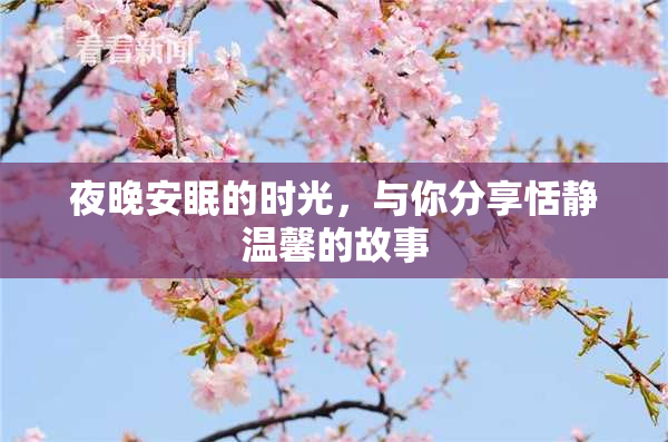 夜晚安眠的时光，与你分享恬静温馨的故事
