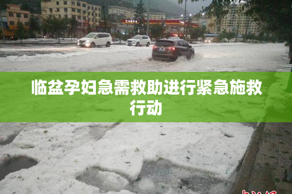临盆孕妇急需救助进行紧急施救行动
