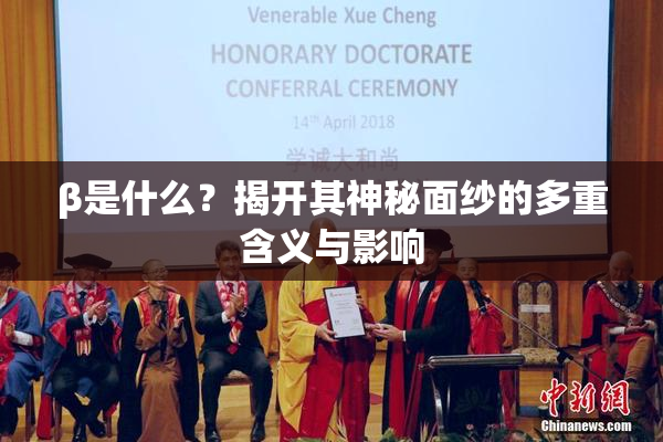 β是什么？揭开其神秘面纱的多重含义与影响