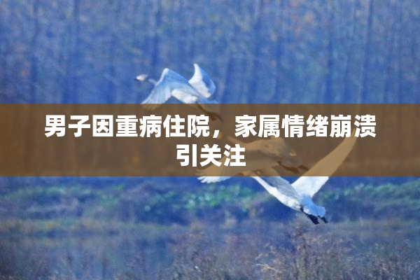 男子因重病住院，家属情绪崩溃引关注
