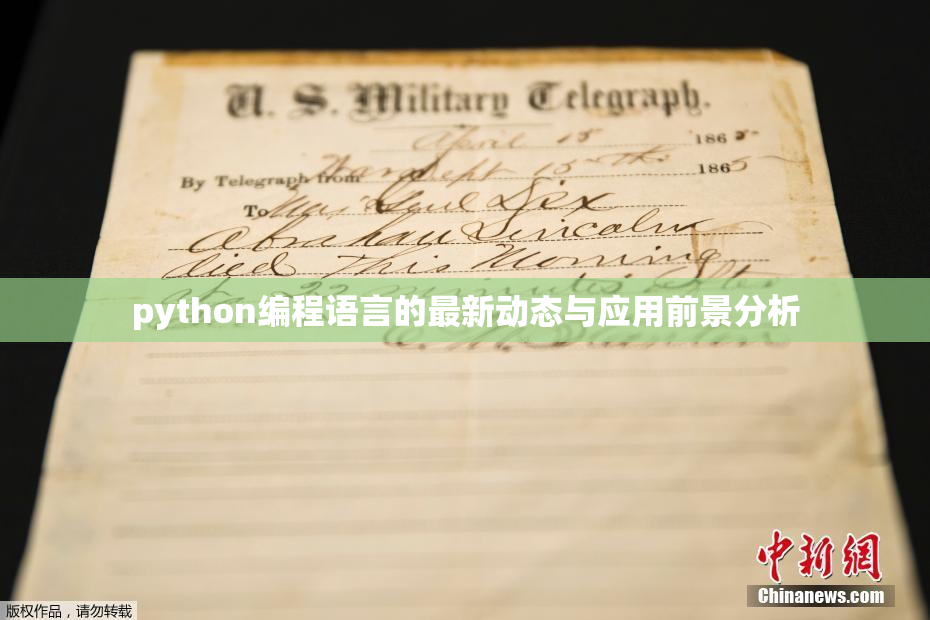 python编程语言的最新动态与应用前景分析