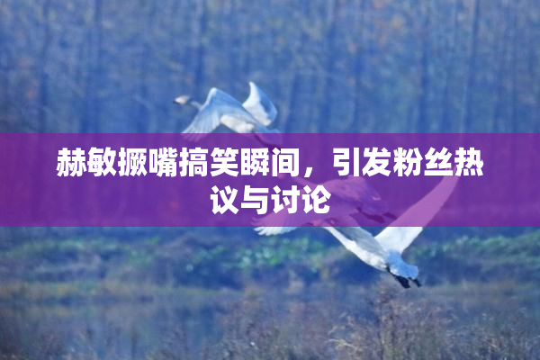 赫敏撅嘴搞笑瞬间，引发粉丝热议与讨论