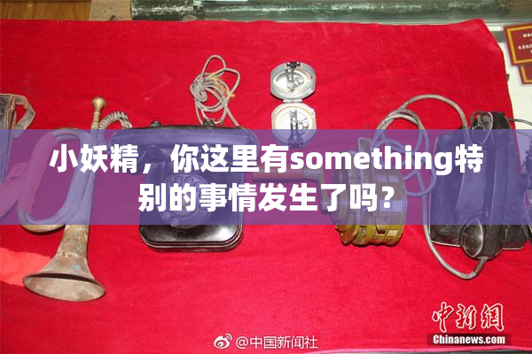 小妖精，你这里有something特别的事情发生了吗？
