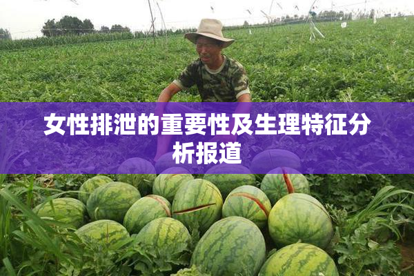 女性排泄的重要性及生理特征分析报道