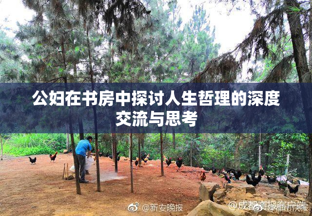 公妇在书房中探讨人生哲理的深度交流与思考