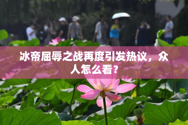 冰帝屈辱之战再度引发热议，众人怎么看？