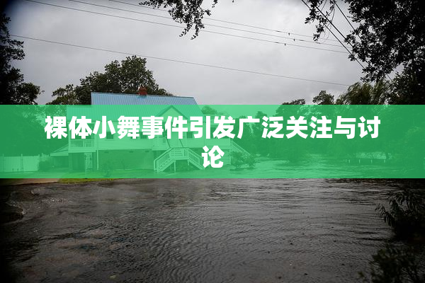 裸体小舞事件引发广泛关注与讨论