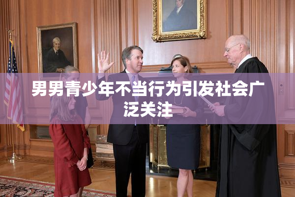 男男青少年不当行为引发社会广泛关注