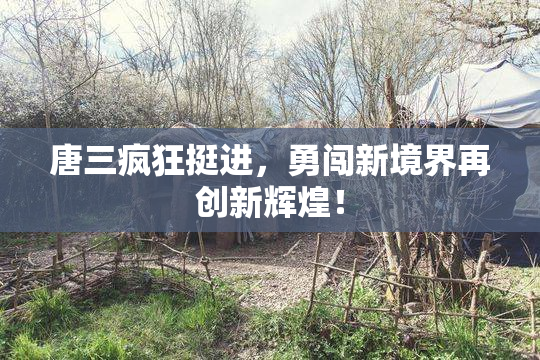 唐三疯狂挺进，勇闯新境界再创新辉煌！